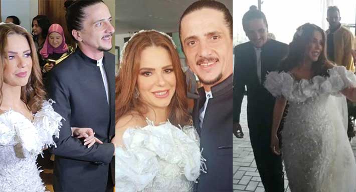 دنيا عبد العزيز تحتفل بعقد قرانها بحضور نجوم الفن