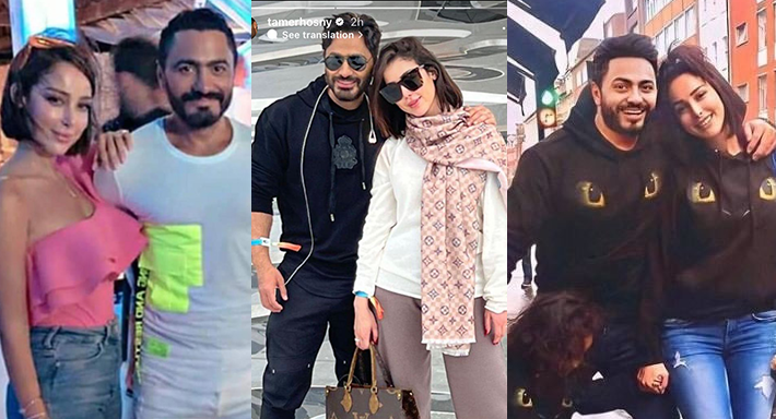 أول تعليق من تامر حسني بعد انتشار شائعة طلاقه 