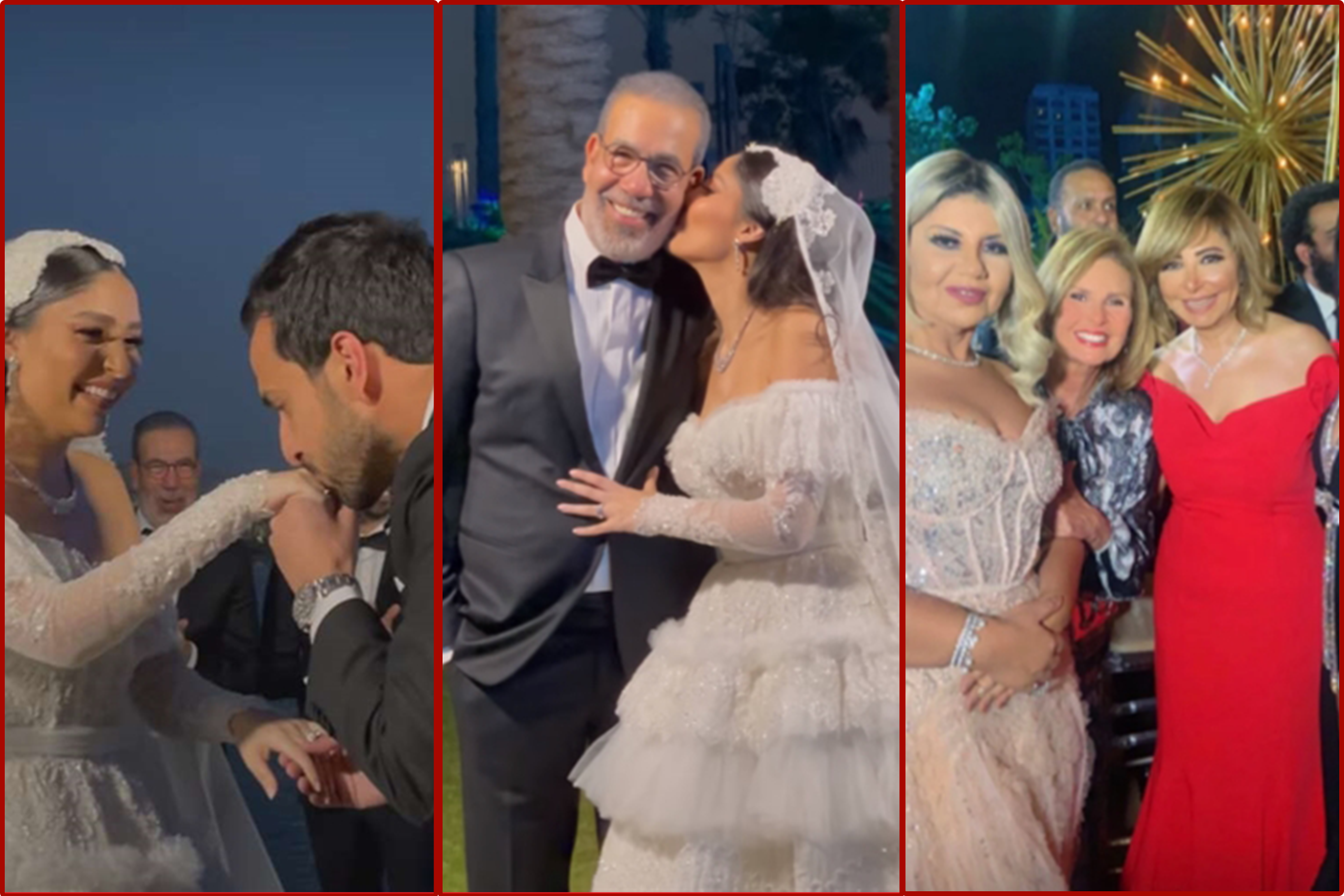 صور من حفل زفاف ابنة مدحت العدل
